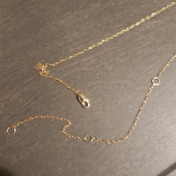 Jennifer Zeuner 14k gold Haven BREATHE necklace - Picture 7 of 9